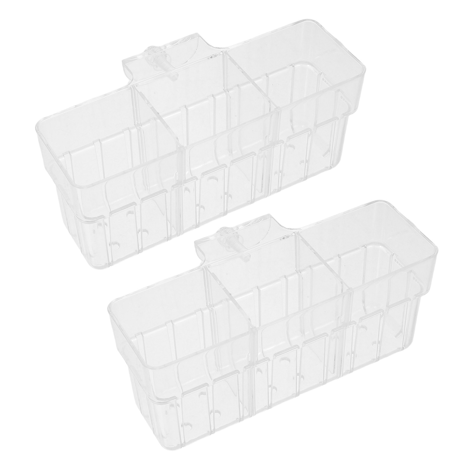 Aquarium For Planted Tank - 2Pcs Clear Hydroponic Plant Basket for