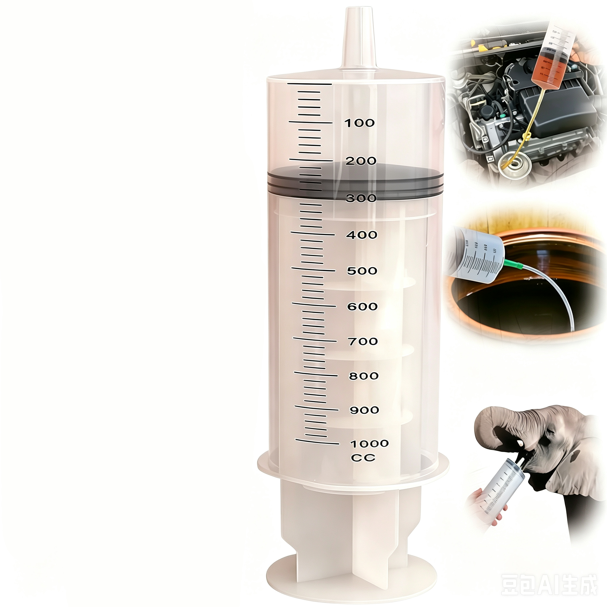 Aquarium Plant Lab - 1000ml Large Plastic Syringe Set, Ideal
