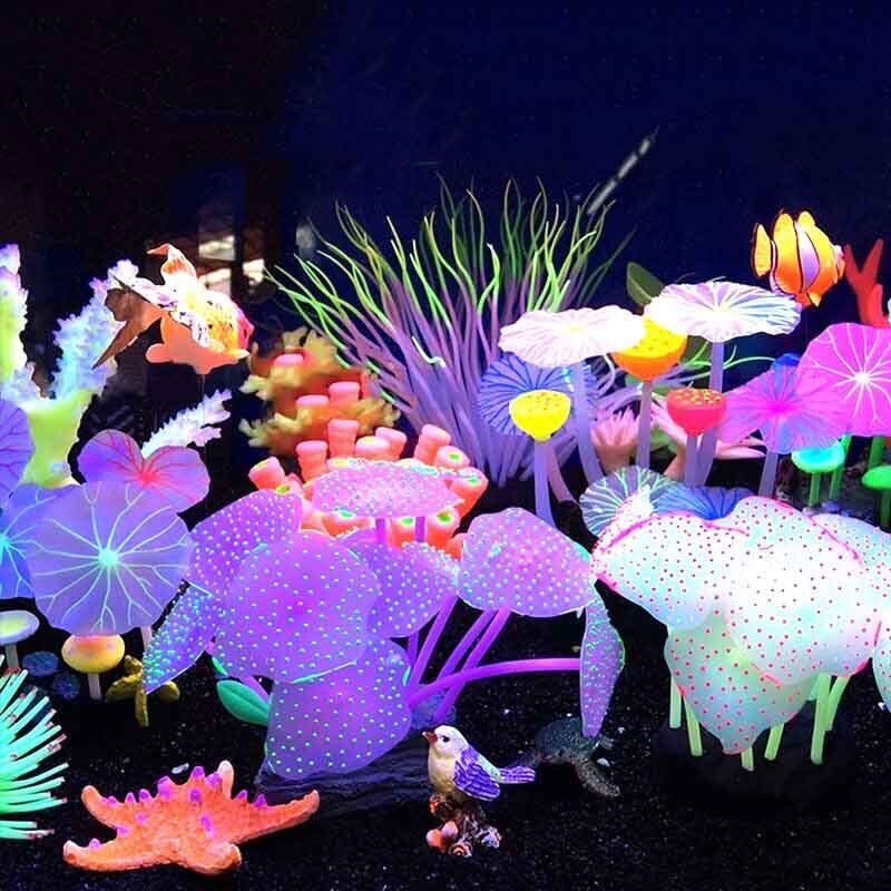 Silicone Glowing Landscape Art – Aquarium Plant Live recenzja i cena