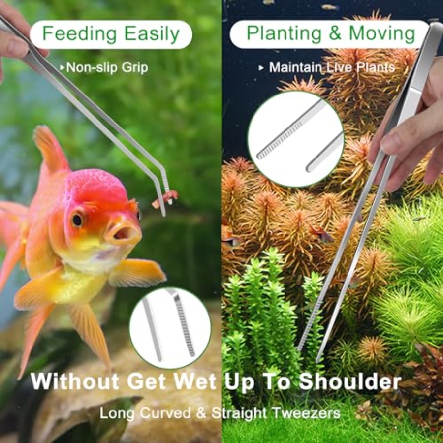 4Pcs Aquascaping Tools, Aquasc – Planted Aquarium Algae recenzja i cena