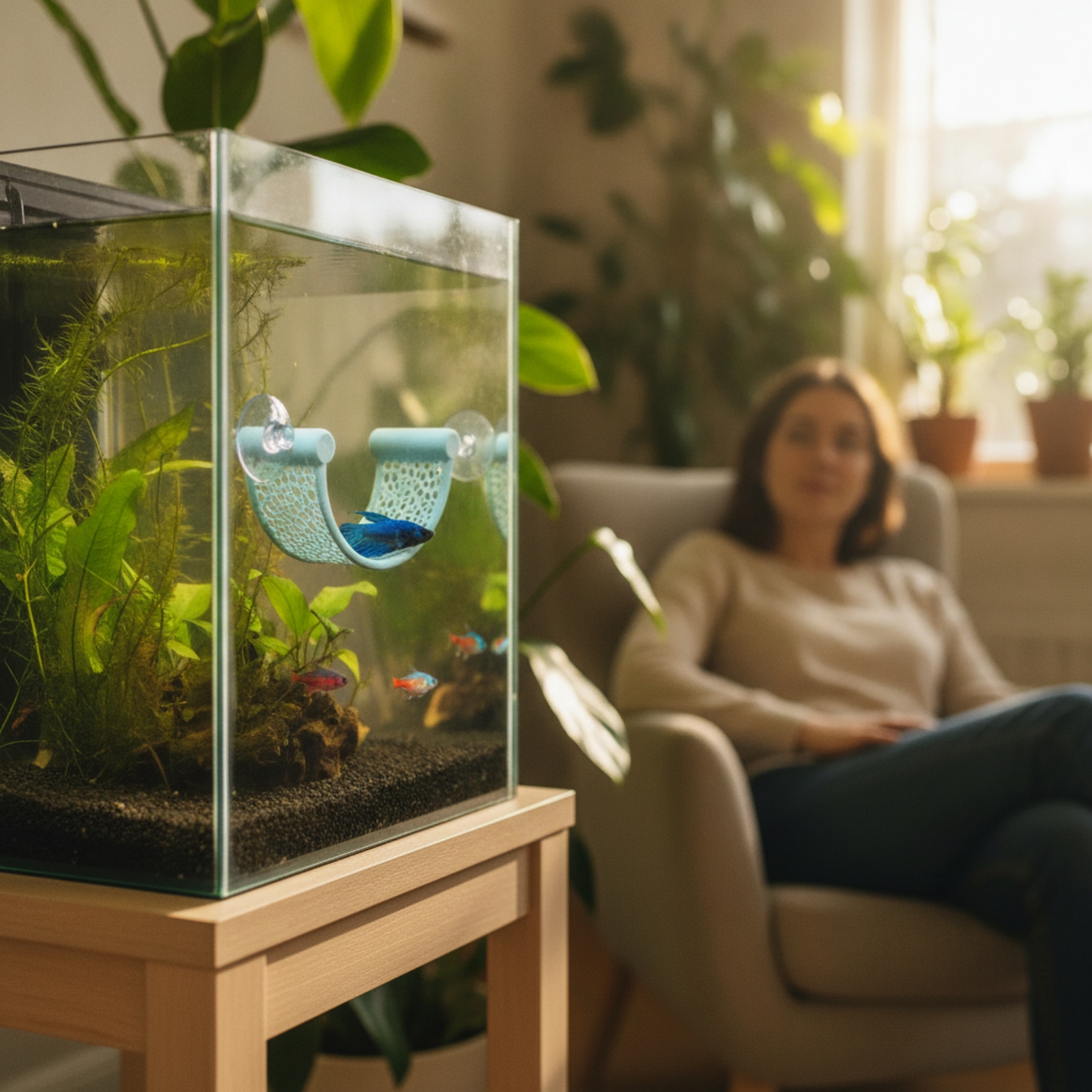 Betta Aquatic Resting Perch Sp – Aquarium Planted Setup recenzja i cena