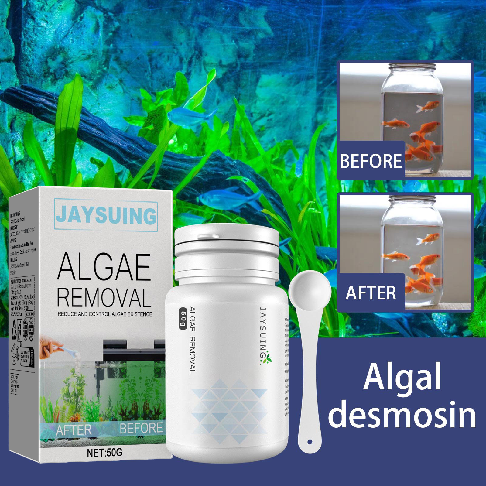 Algae and moss remover; green  – Planted Aquarium Algae recenzja i cena