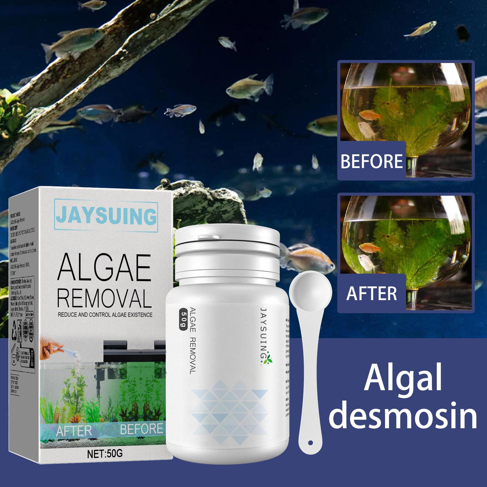 Algae and moss remover; green  – Planted Aquarium Algae recenzja i cena