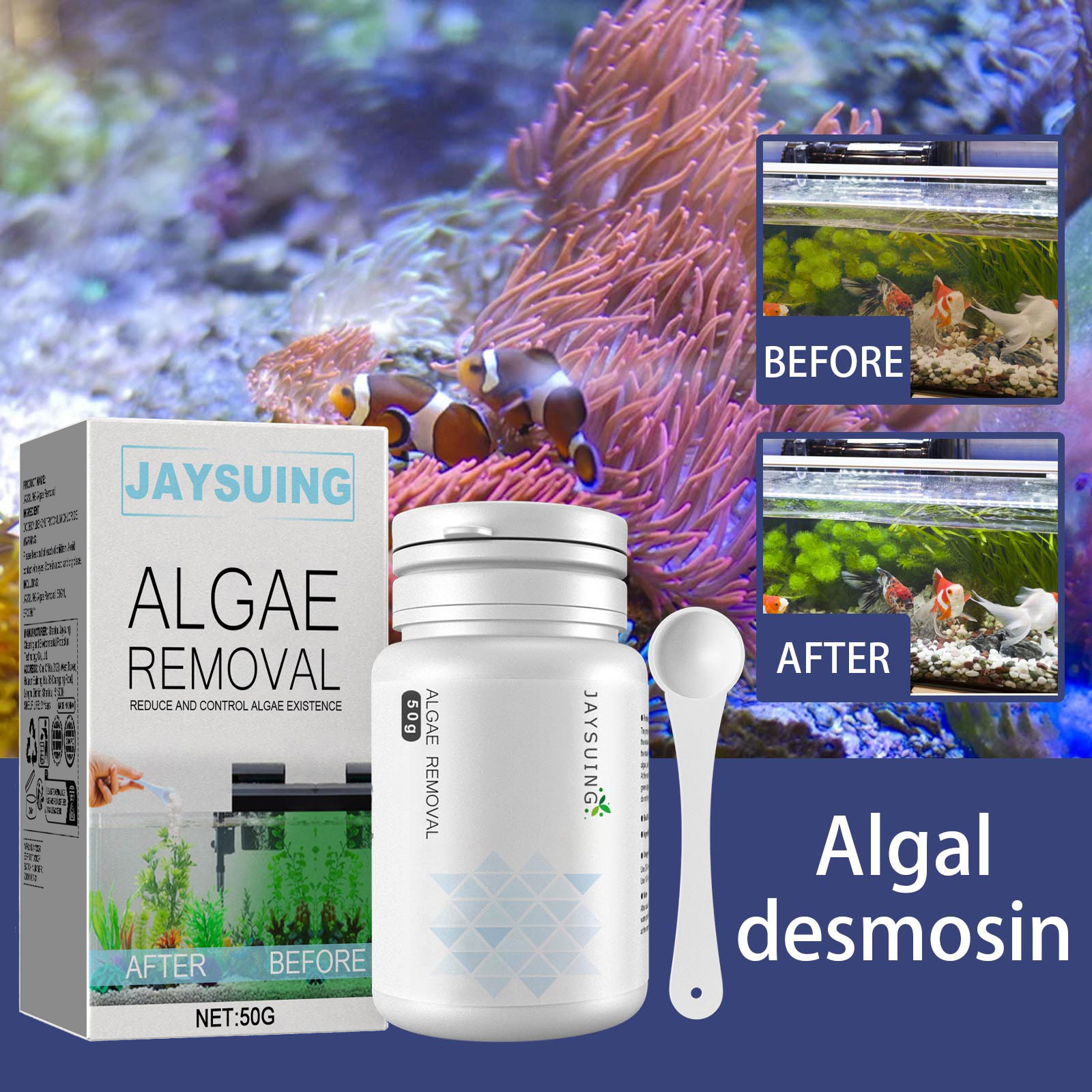Algae and moss remover; green  – Planted Aquarium Algae recenzja i cena