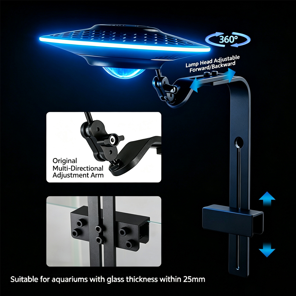 New UFO LED Fish Aquarium Ligh – Planted Aquarium Algae recenzja i cena