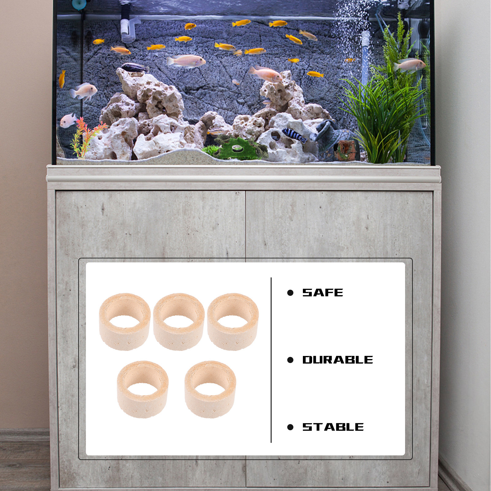 5Pcs Premium Pottery Water Pla – Aquarium For Planted Tank recenzja i cena