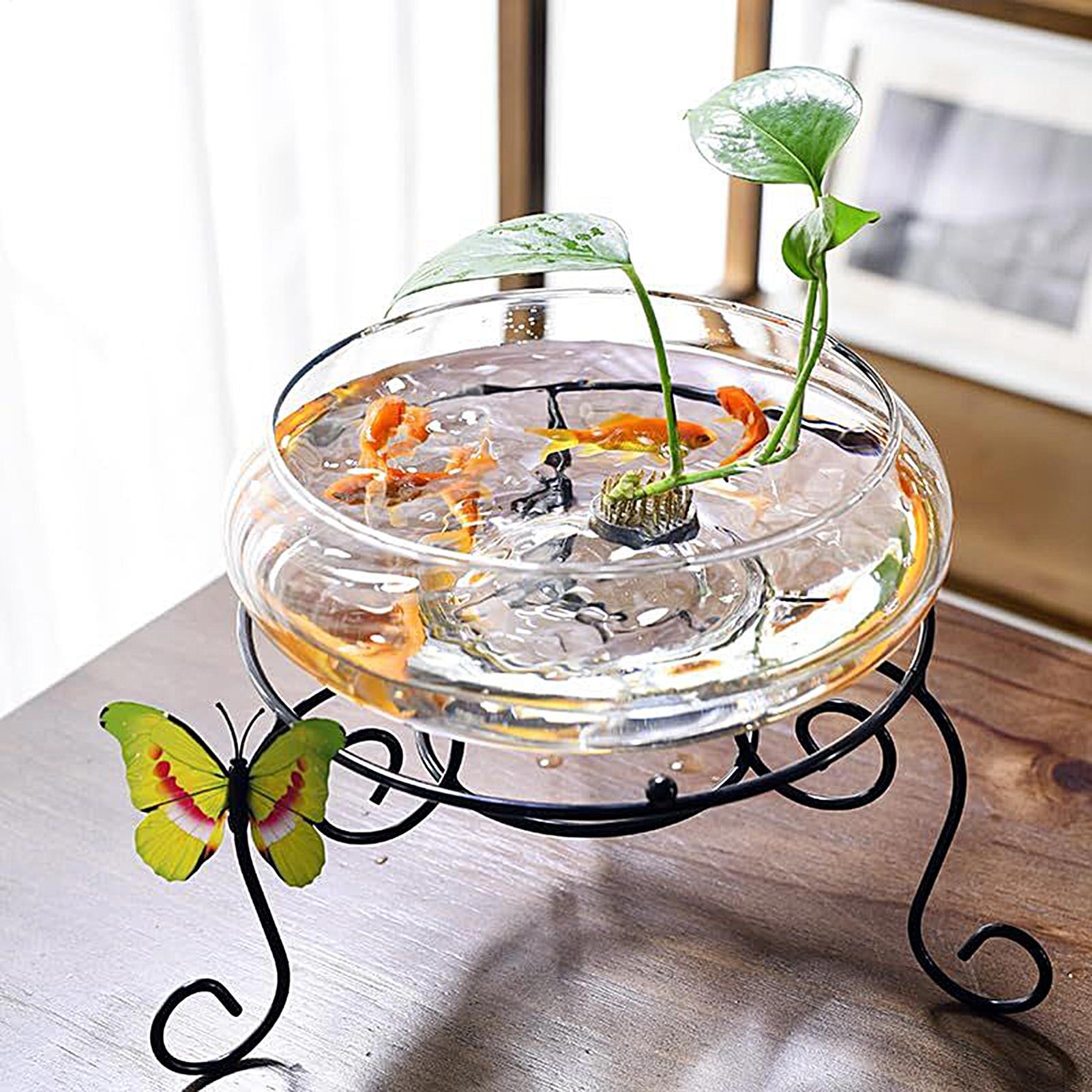 Fish Glass Bowl Glass Large Hy – Aquarium Plant In Pot recenzja i cena