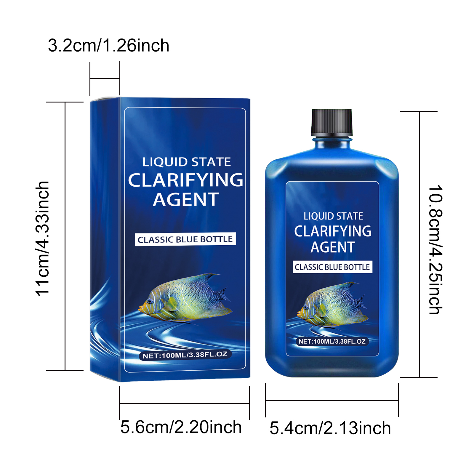 1pc 100ml Aquarium Water Clari – Planted Aquarium Algae recenzja i cena