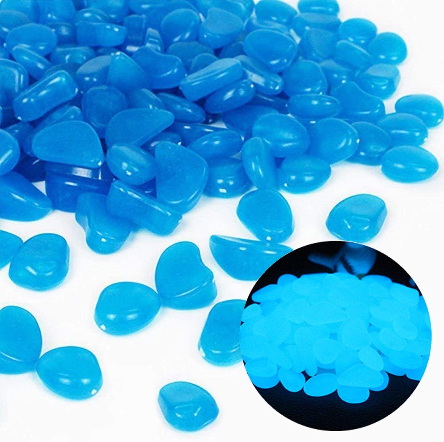 Fish Tank Rocks Glow Blue Pebb – Aquarium Plant In Pot recenzja i cena