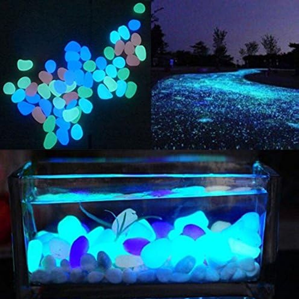Fish Tank Rocks Glow Blue Pebb – Aquarium Plant In Pot recenzja i cena