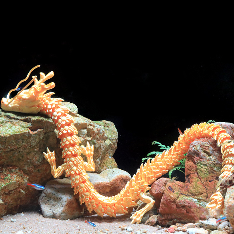 3D Printed Conjoined Dragon Or – Aquarium Plant In Pot recenzja i cena