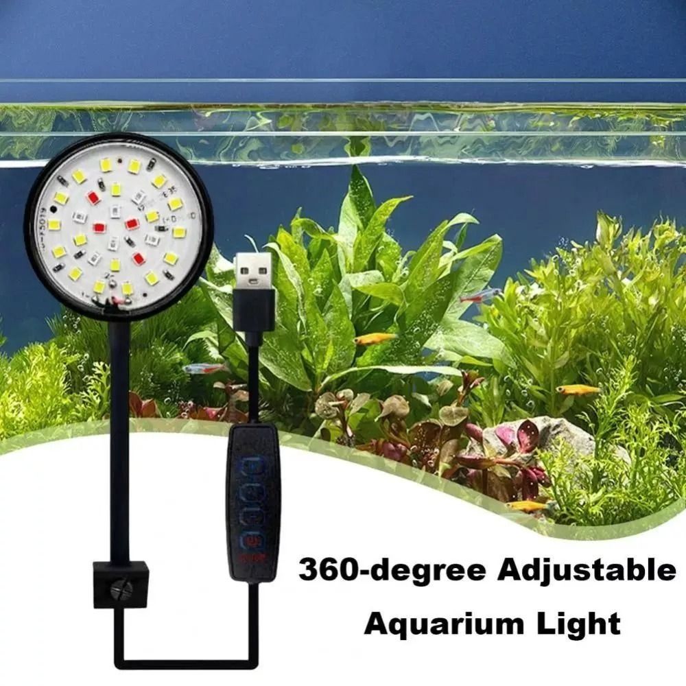 New Mini Fish Tank Clip Lamp 5 – Aquarium Plant Live recenzja i cena