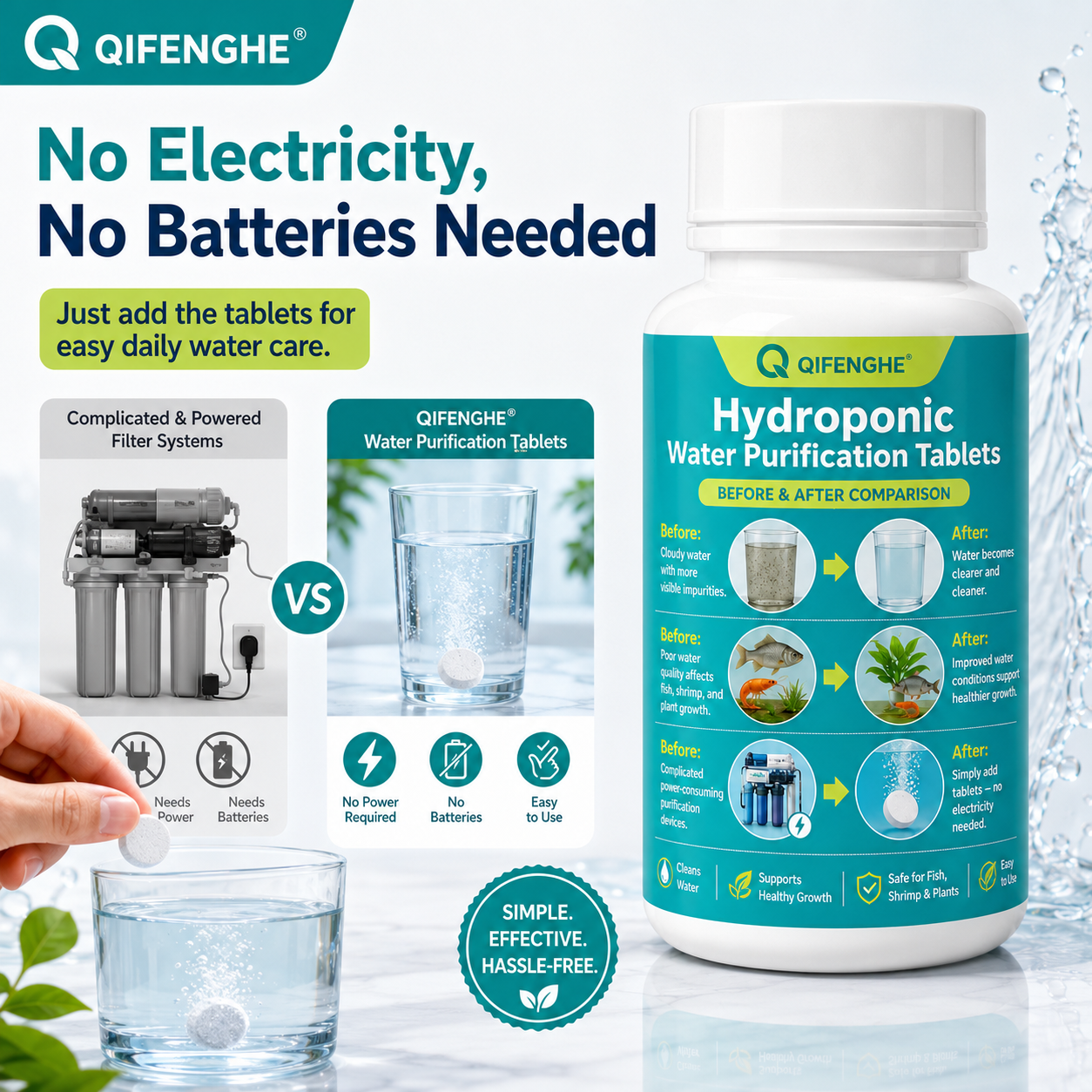 No Electricity Water Cleaner T – Aquarium Plant In Pot recenzja i cena