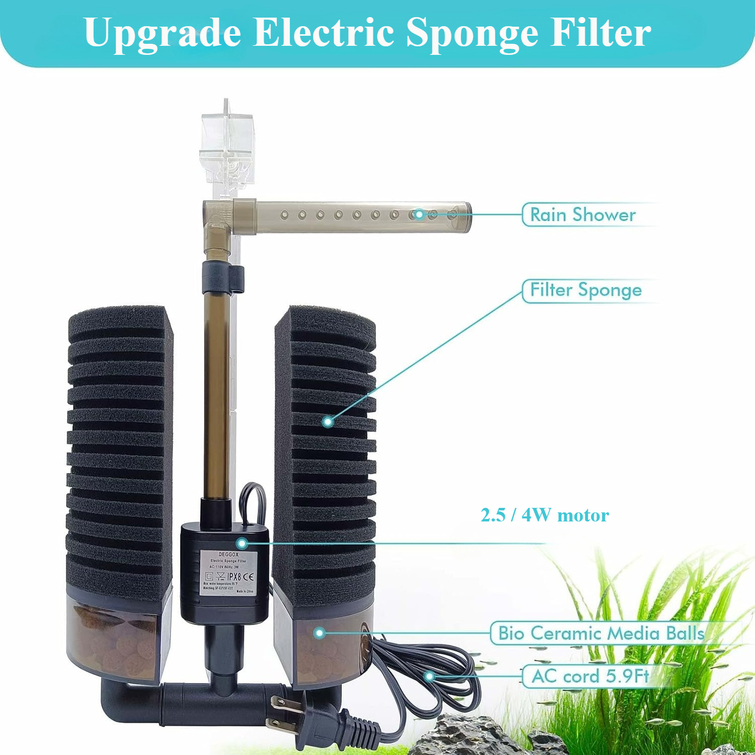 3-IN-1 Clip on Electric Power  – Planted Aquarium Media recenzja i cena